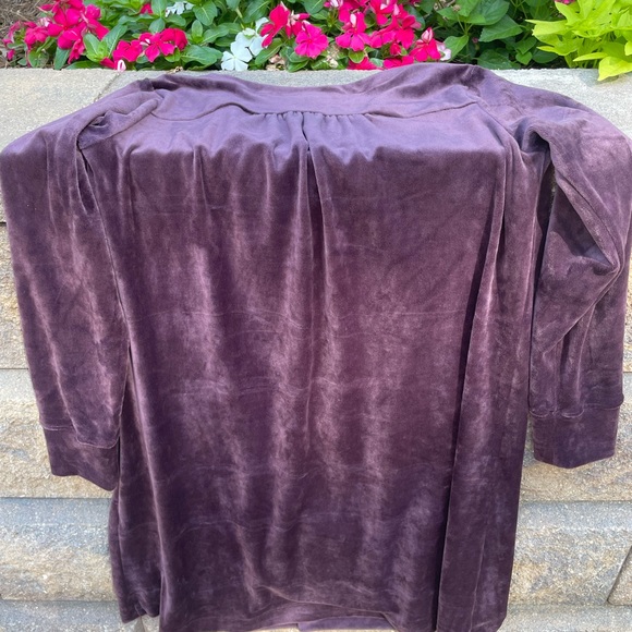 PURE JILL CRUSHED VELOUR DRESS - Picture 8 of 9